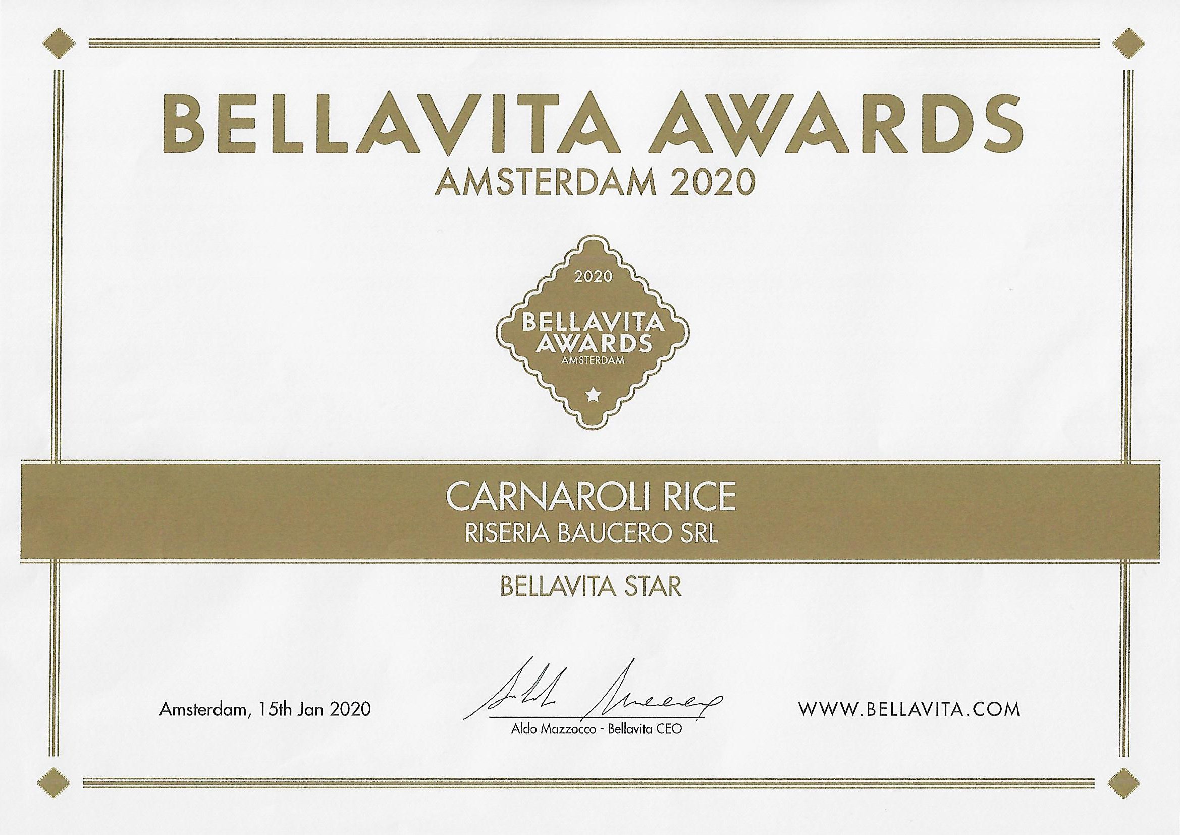 bellavita awards 2020