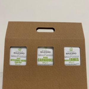 Valigetta regalo riso nero+carnaroli+ermes