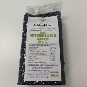 Riso Integrale Nero g.m. 0,5 Kg sott.