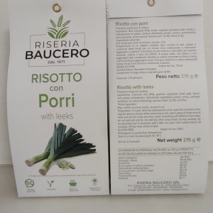 Risotto pronto con Porri