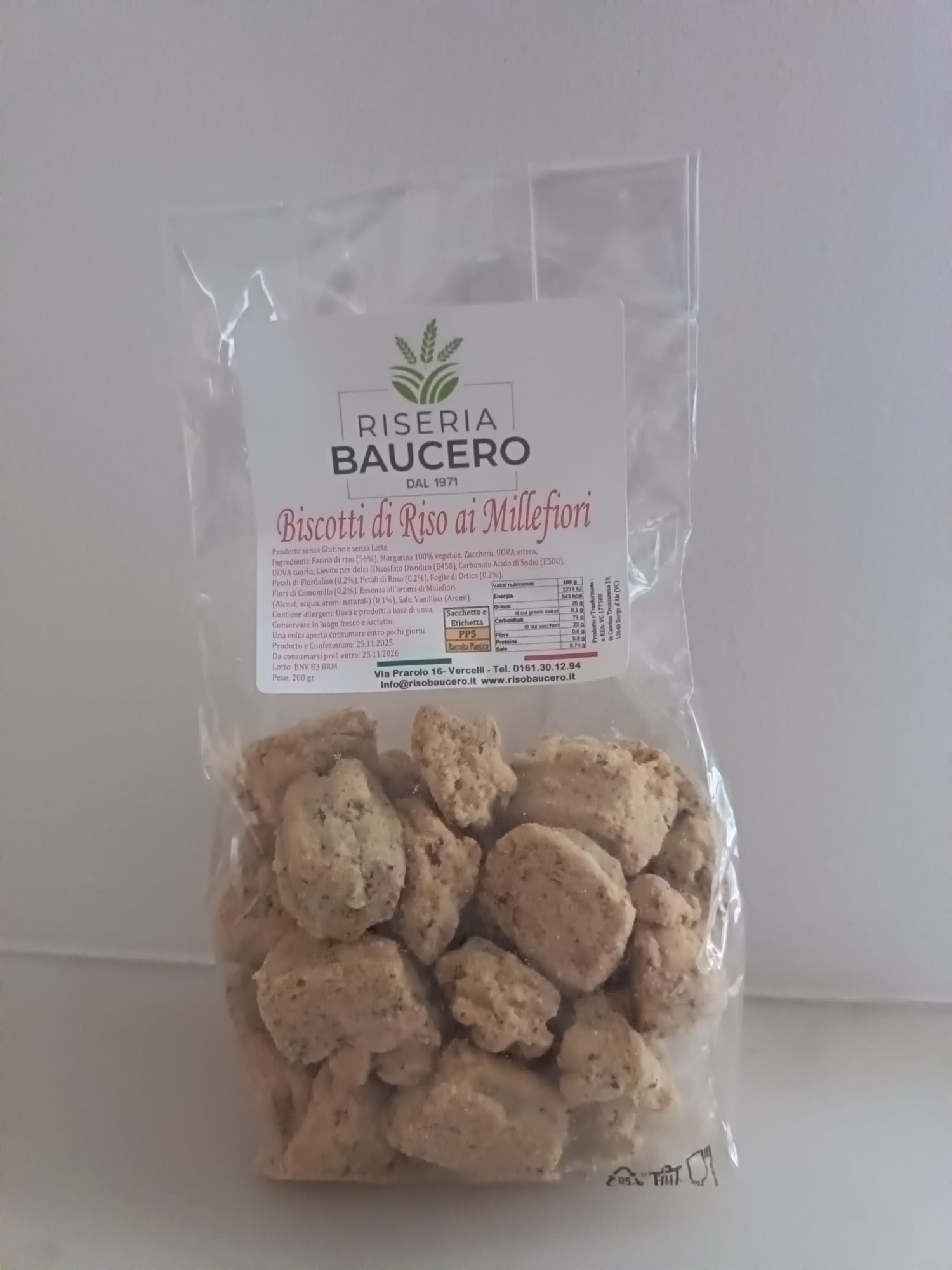 Biscotti di Riso ai Millefiori