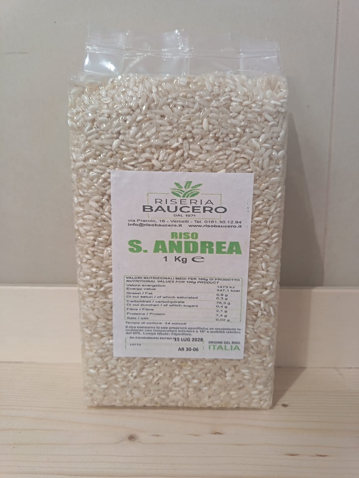 Riso S. Andrea 1kg sottovuoto